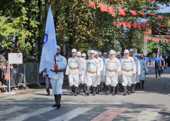 Zonguldak'ta 30 Ağustos Zafer Bayramı kutlamalarına maden işçileri de katıldı