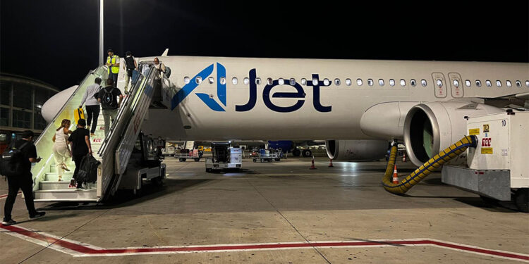 AJet Kahire'ye ilk seferini yaptı
