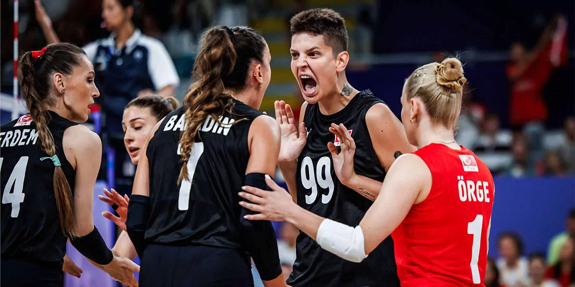 Paris 2024 olimpiyat oyunları'nın ikinci maçında dominik cumhuriyeti'ni 3-1 mağlup eden a milli kadın voleybol takımı çeyrek finale yükselmeyi garantiledi.