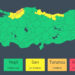 AFAD, 2 ile turuncu, 5 ile sarı kodlu yağış uyarısı yaptı