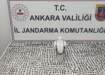 Ankara'da 1487 adet tarihi sikke ele geçirildi