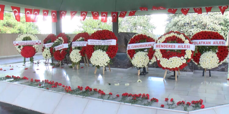 Adnan Menderes idam edilişinin 63'üncü yılında anıldı