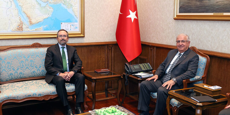 Bakan Güler, ABD Dışişleri Bakanlığı Siyasi İşler Müsteşar Vekili Bass'ı kabul etti