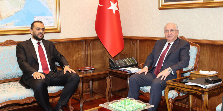 Bakan Güler, Libya Savunma Bakanı Vekili Zubi'yi kabul etti
