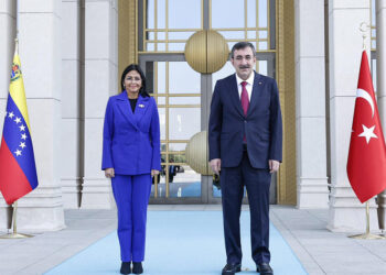 Cevdet Yılmaz, Venezuela Cumhurbaşkanı Başyardımcısı ile görüştü