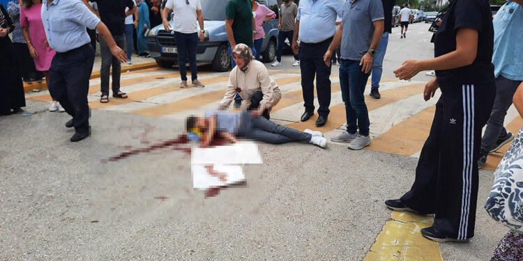 Cipin çarptığı 13 yaşındaki bisikletli ağır yaralandı