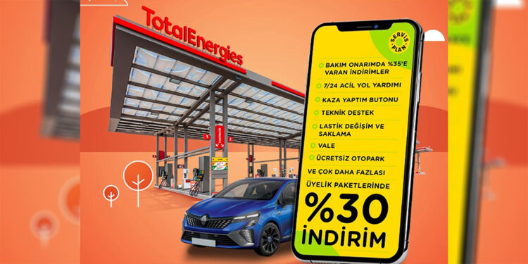 Club TotalEnergies üyelerine Servis Plan’dan yüzde 30 indirim