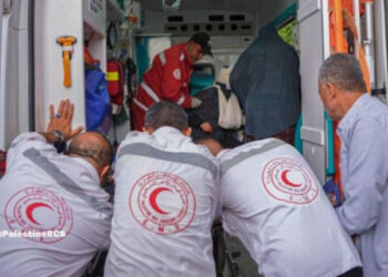 Filistin Kızılayı, 100 binden fazla hasta yaralı ve ölü taşıdı