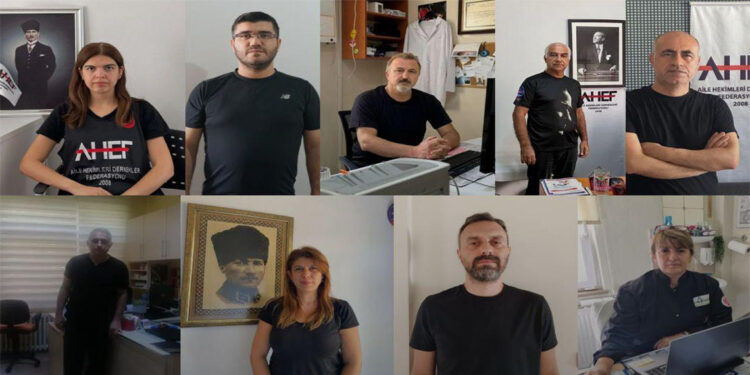 Aile hekimlerinin siyah protestosu devam ediyor