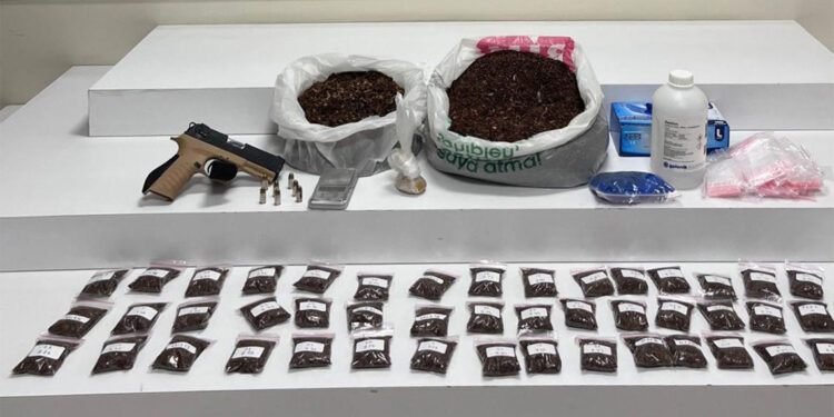 Uyuşturucu madde imal ve ticareti yapan şüpheli tutuklandı