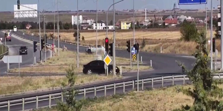 Kırklareli'de kazalar KGYS kameralarında