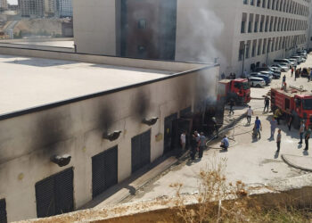 Mardin'de hastane trafosunda yangın