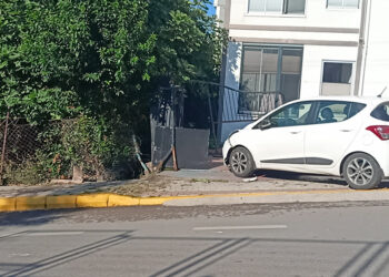 Otomobilin çarptığı demir kapı anneanne ve torunlarının üzerine devrildi 3 yaralı