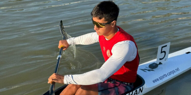 Rahmi Kaan Karahan, kanoda Macaristan'da zirvede