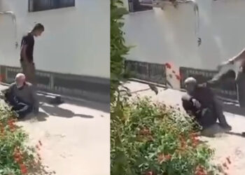 Sokak ortasında 75 yaşındaki kişi dövüldü