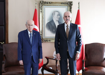 Numan Kurtulmuş Devlet Bahçeli ile bir araya geldi