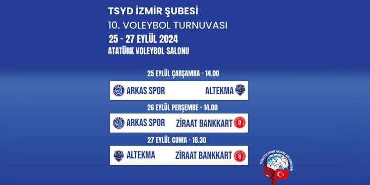TSYD İzmir Voleybol Turnuvası'nda ilk gün heyecanı