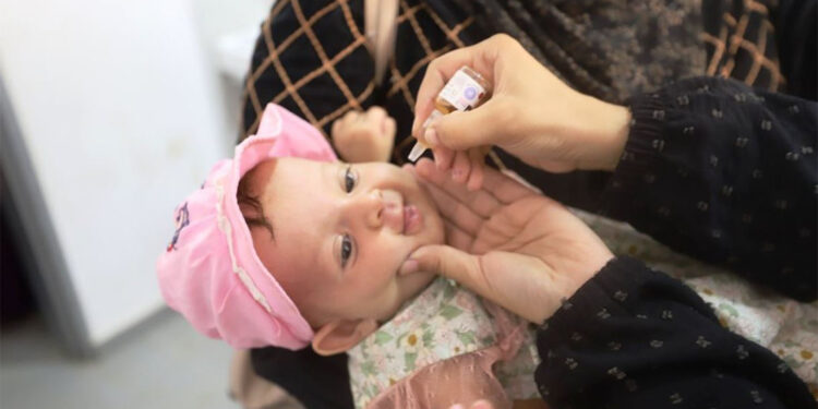 355 bin çocuğa çocuk felci aşısı yapıldı