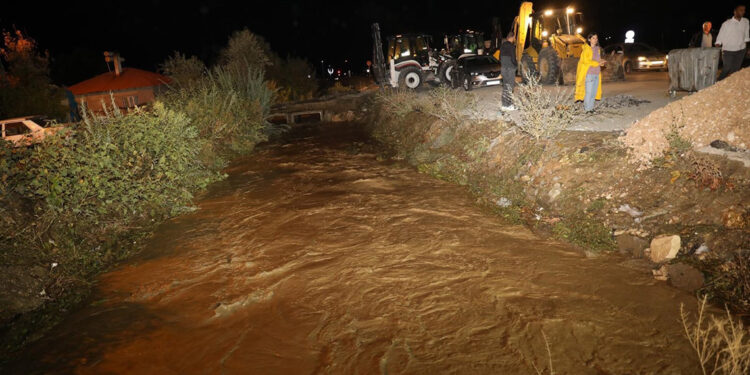 Van'da sağanak sele neden oldu