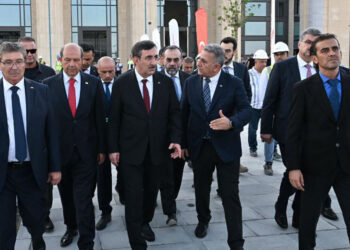 Cevdet Yılmaz Cumhuriyet Meclisi Binaları inşaatlarını gezdi