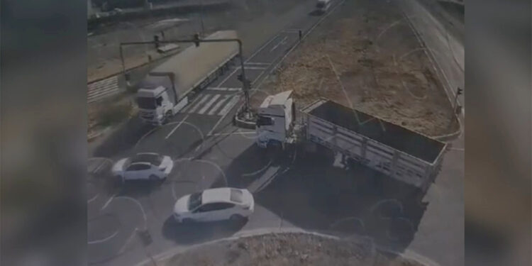 Ziraat mühendisinin öldüğü kaza kamerada