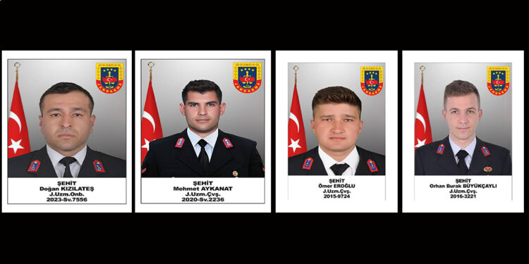 Tunceli'de zırhlı aracın devrildiği kazada 4 jandarma şehit oldu