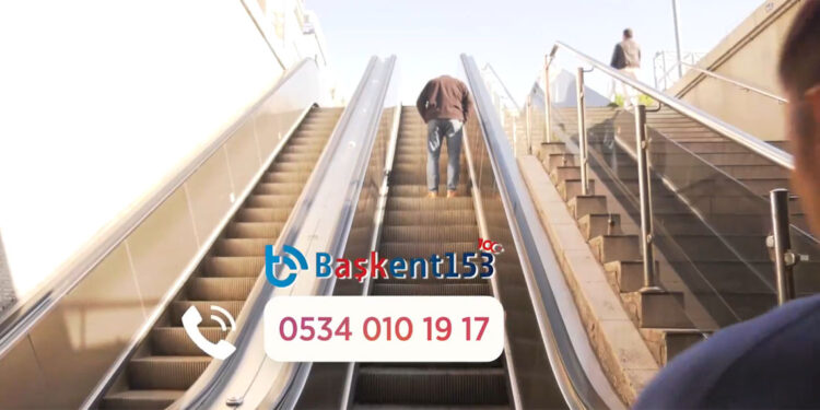 Metroda yürüyen merdivenlere sabotaj