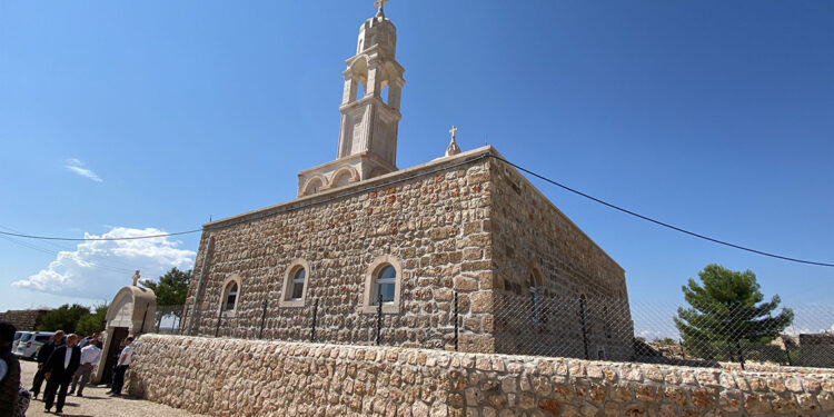 1700 yıllık Meryem Ana Kilisesi, kutsama ayiniyle yeniden ibadete açıldı