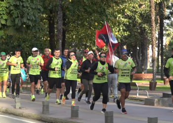 29 Ekim'e özel 29 kilometre koşu yaptılar