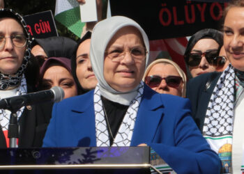 AK Parti Kadın Kolları üyelerinden Filistin'e destek açıklaması
