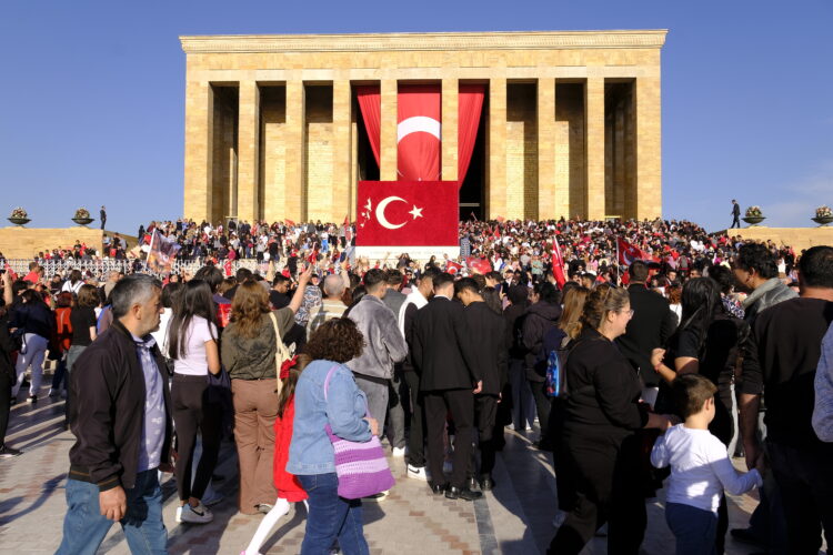 Anıtkabir'de Cumhuriyet Bayramı coşkusu