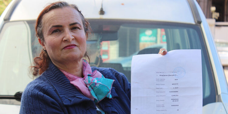 Aracıyla hiç gitmediği İstanbul'dan ceza geldi