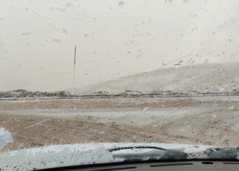 Ağrı'da kar, yağmur ve dolu etkili oldu