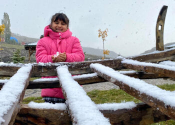 Ardahan'a kar yağdı