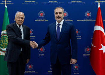 Hakan Fidan Arap Birliği Genel Sekreterini kabul etti