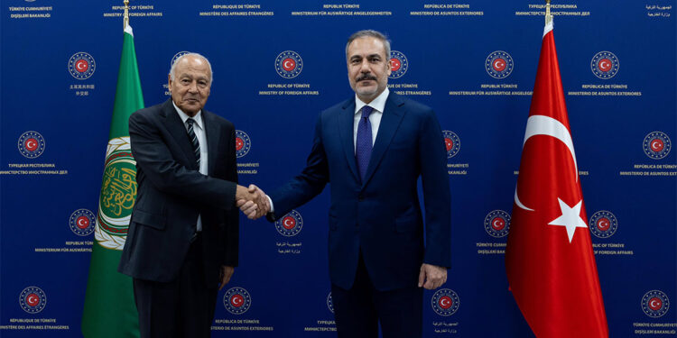 Hakan Fidan Arap Birliği Genel Sekreterini kabul etti