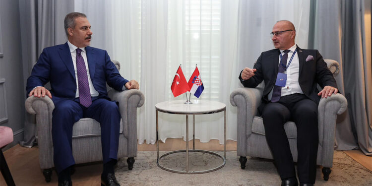 Bakan Fidan, Hırvatistan Dışişleri Bakanı ile bir araya geldi