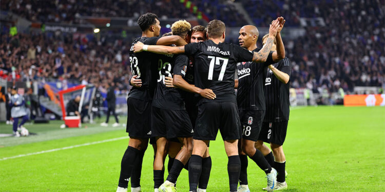 Beşiktaş Lyon'u tek golle geçti