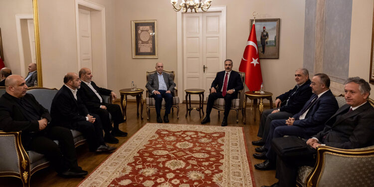 Bakan Fidan, Hamas Şura Meclisi Başkanı ile görüştü