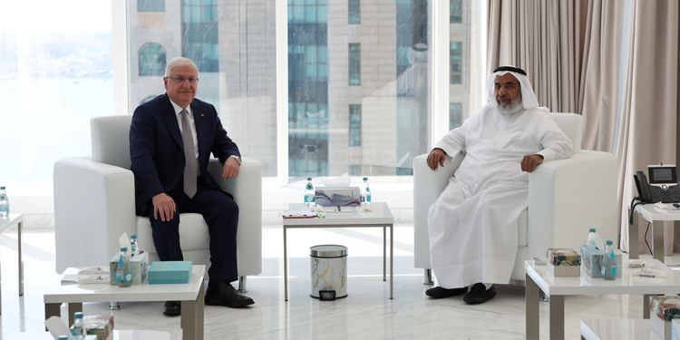 Bakan Güler, Katar Evkaf ve Şeriye Bakanı Ghanem ile görüştü