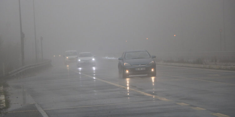 Bolu Dağı'nda yoğun sis