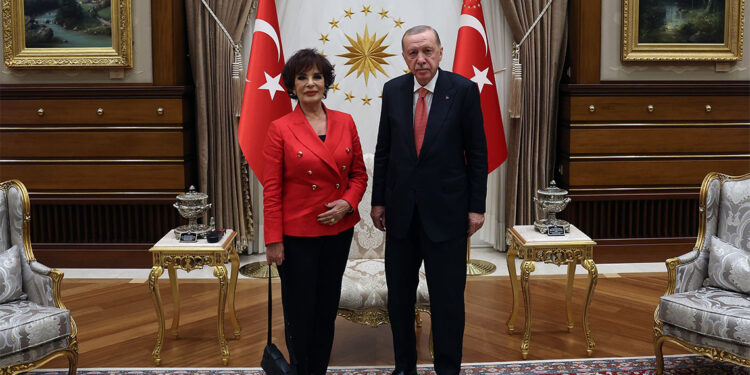 Erdoğan Hülya Koçyiğit'i kabul etti