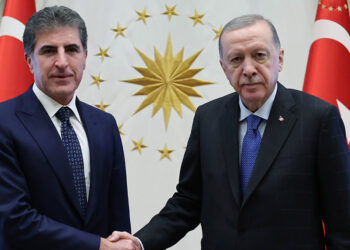 Cumhurbaşkanı Erdoğan, IKBY Başkanı Barzani’yi kabul etti