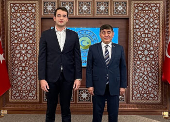 Deniz Tüzüner, Katar Büyükelçisi Dr. Mustafa Göksu ile görüştü