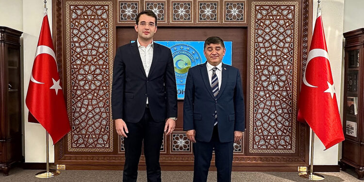 Deniz Tüzüner, Katar Büyükelçisi Dr. Mustafa Göksu ile görüştü