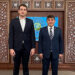 Deniz Tüzüner, Katar Büyükelçisi Dr. Mustafa Göksu ile görüştü