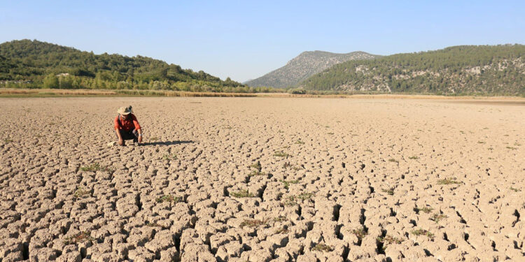 Eğirdir'in beslediği Kovada Gölü de kuruyor