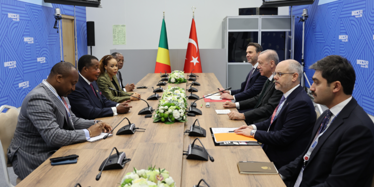 Erdoğan, Kongo Cumhuriyeti Devlet Başkanı Nguesso ile görüştü