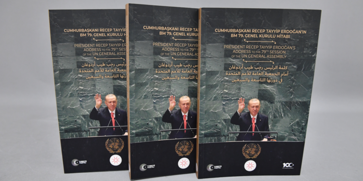 Erdoğan'ın BM Genel Kurulu'na hitabı kitaplaştırıldı