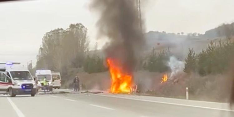 Erzincan'da feci kaza; 5 ölü
